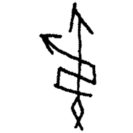 夷, oracle bone form